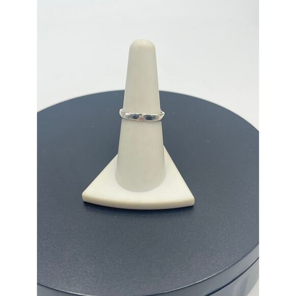 Designer Sterling Silver Polished Oval High Dome Cable Rope Trim Band Ring Sz 7 - Picture 3 of 9